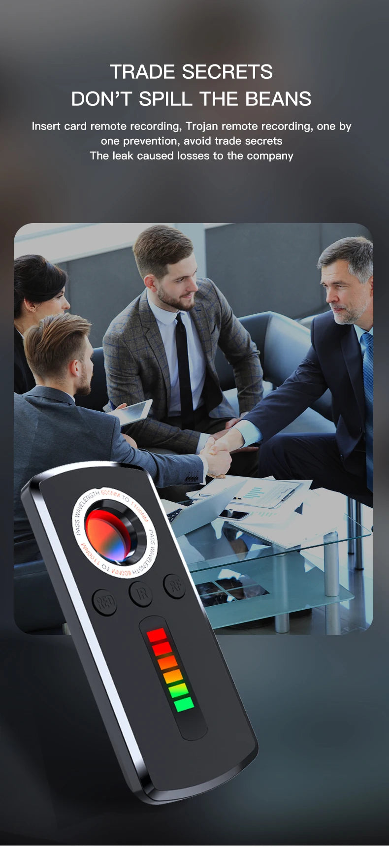 *Hidden Camera Detector Anti Spy Camera  30.00